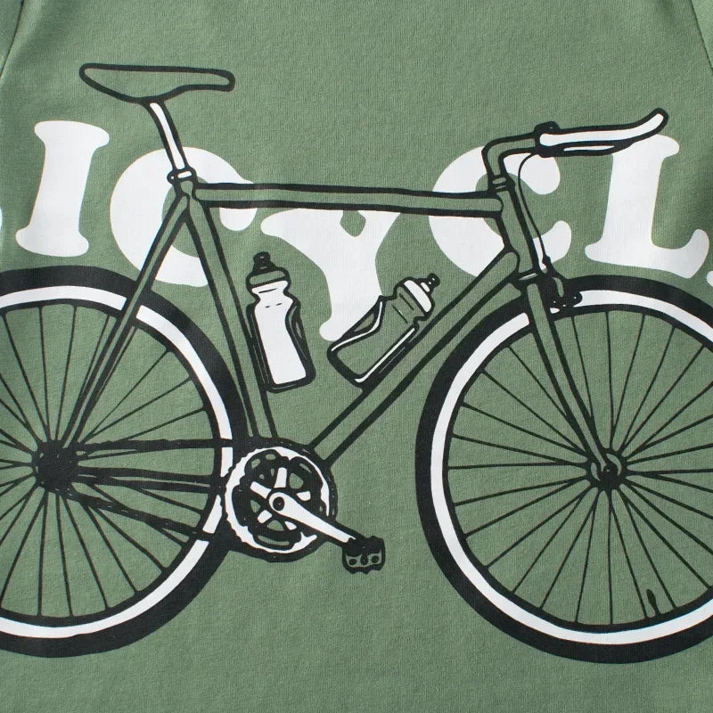 Bicycle Print Boys T-Shirt