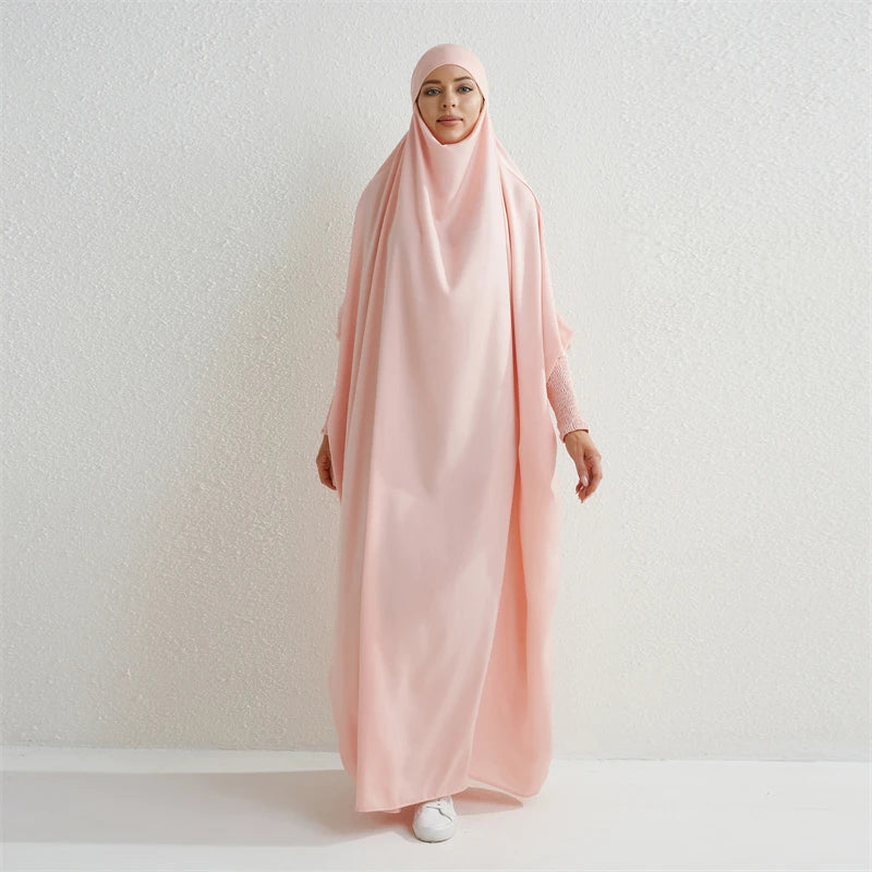 Hooded Abaya One-piece