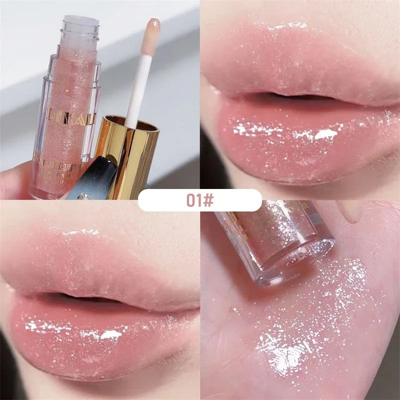 Mirror Pearl Glitter Lip Oil Moisturizing