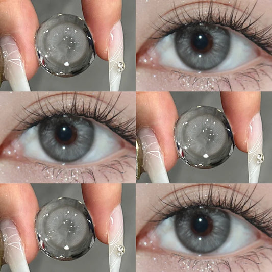 Gray Yearly Use Contact Lenses