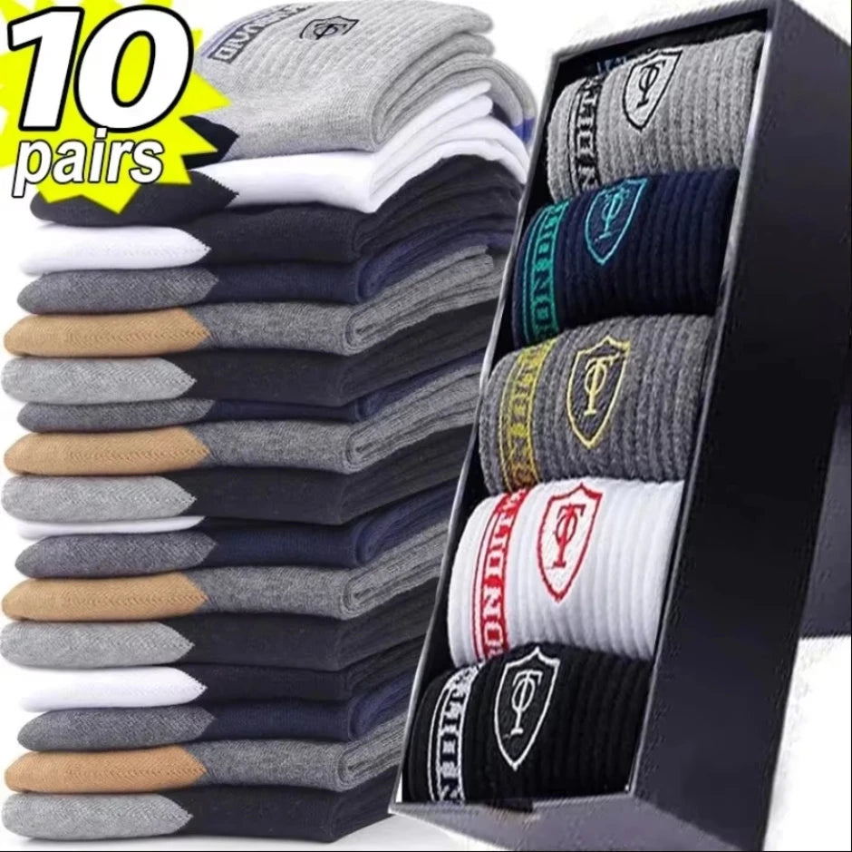 5Pairs Breathable Cotton Sports  Socks