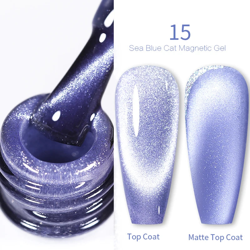 Sea Blue Gel Nail Polish