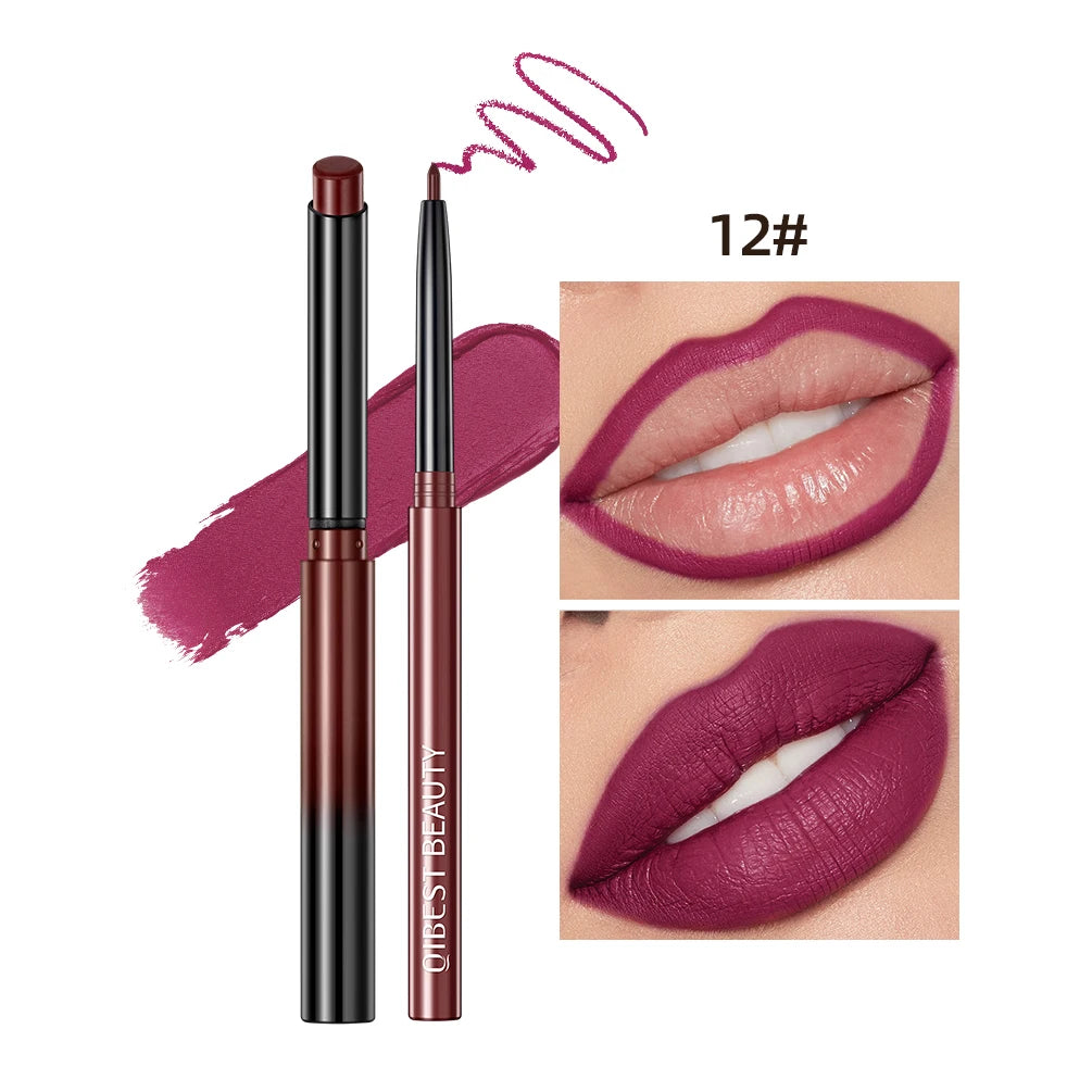 2pcs Matte Lipstick Lipliner Pen Set