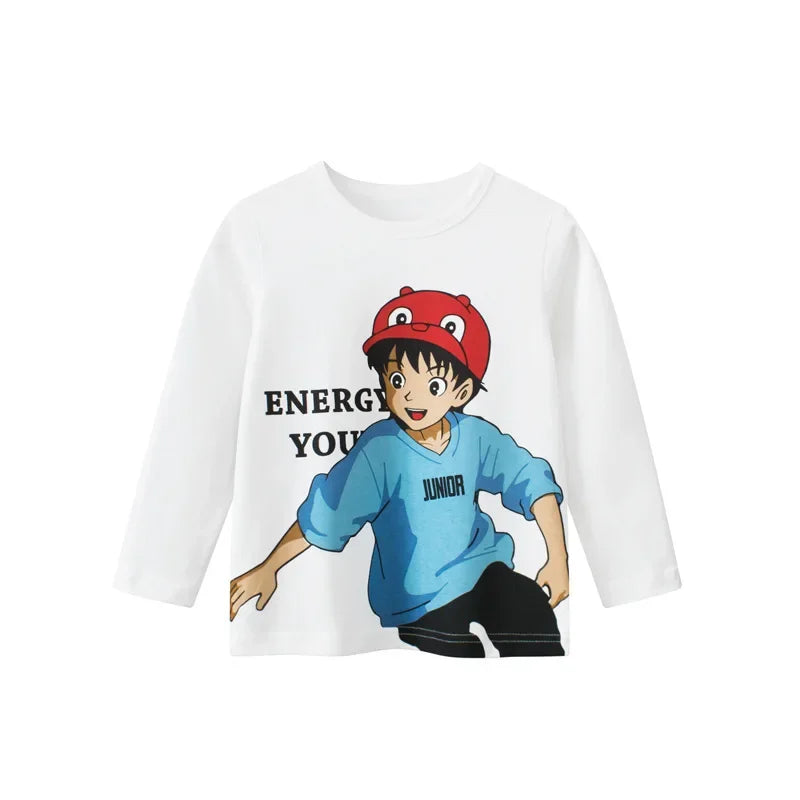 Cartoon;& Space Long Sleeve T-Shirt