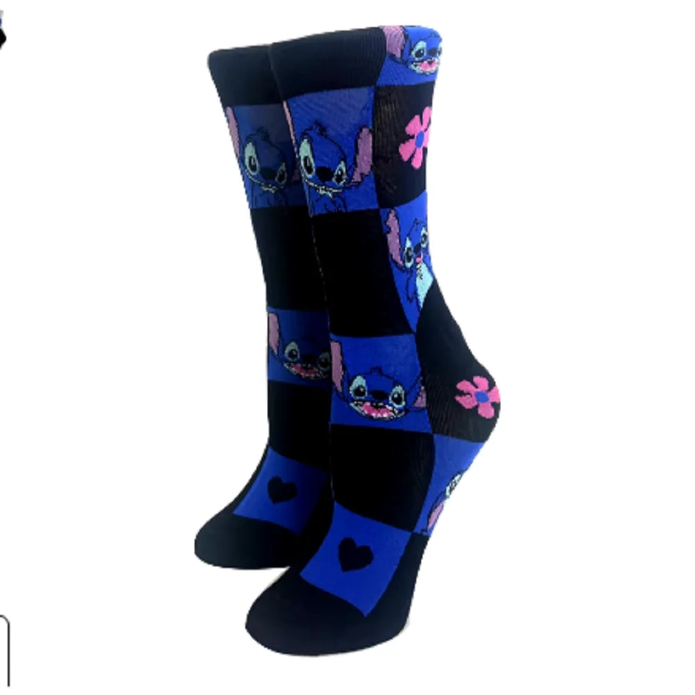 5 Pairs Cartoon Stitch Women socks