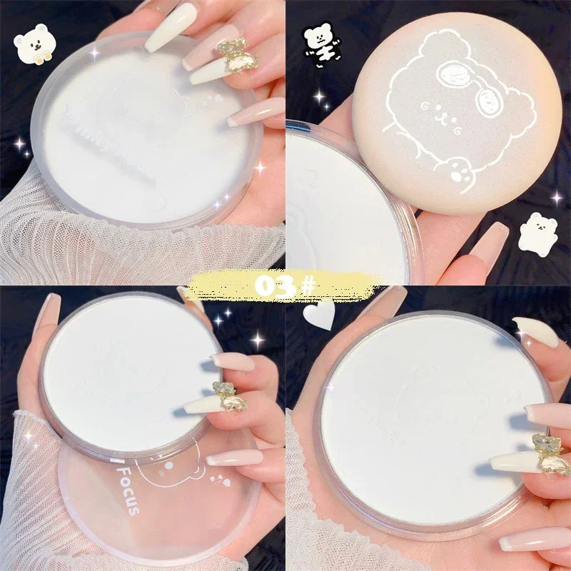 Oil Control Makeup Powder  Moisturizing Brightening Press Powder