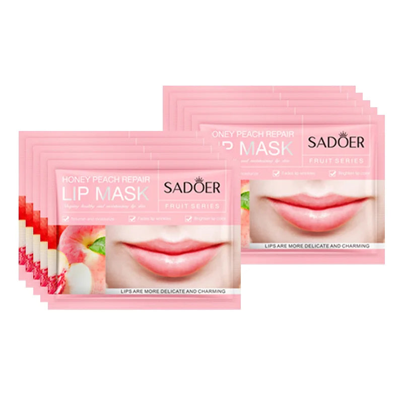 10pcs  Fruits Moisturizing Lip Mask