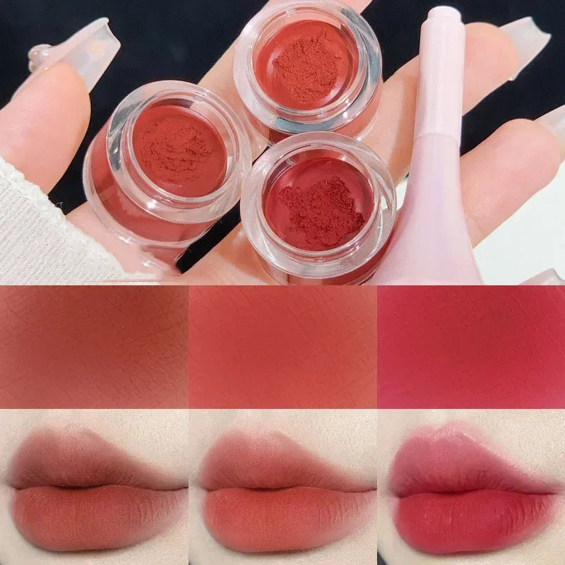 3 in 1 Lipstick with Lip Brush Three Layer