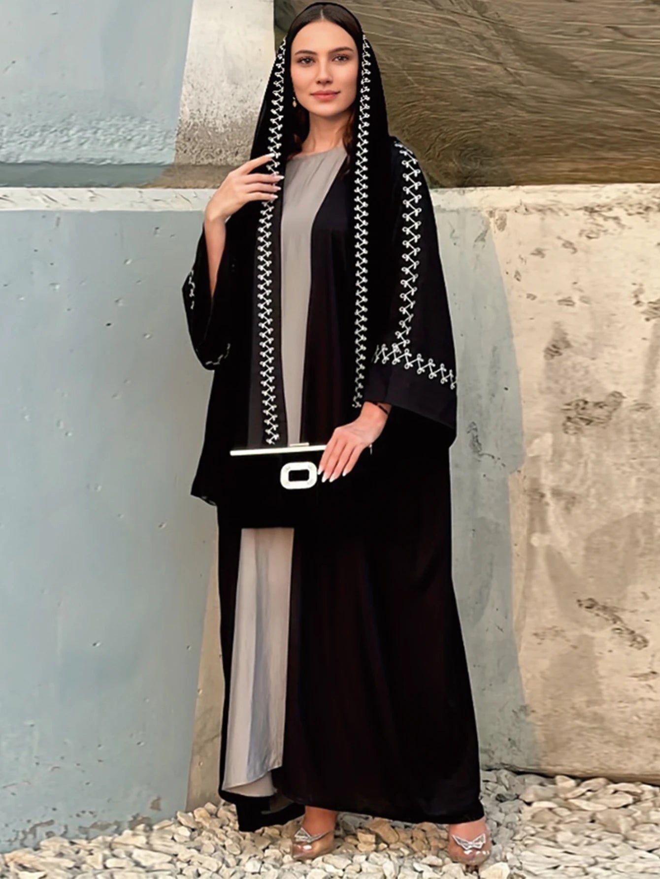 Unique Abaya Set with hijab