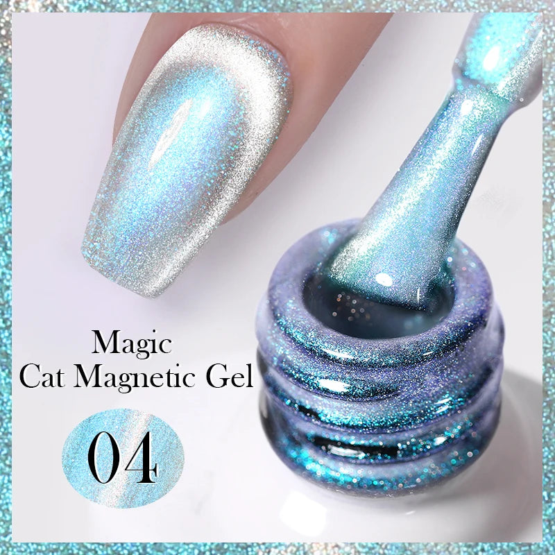 Double Light Gel Nail Polish Rainbow Glass