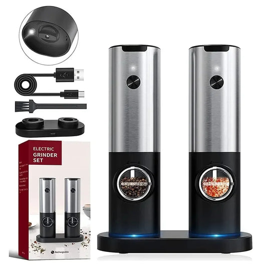 USB Rechargeable Electric Salt Pepper Grinder