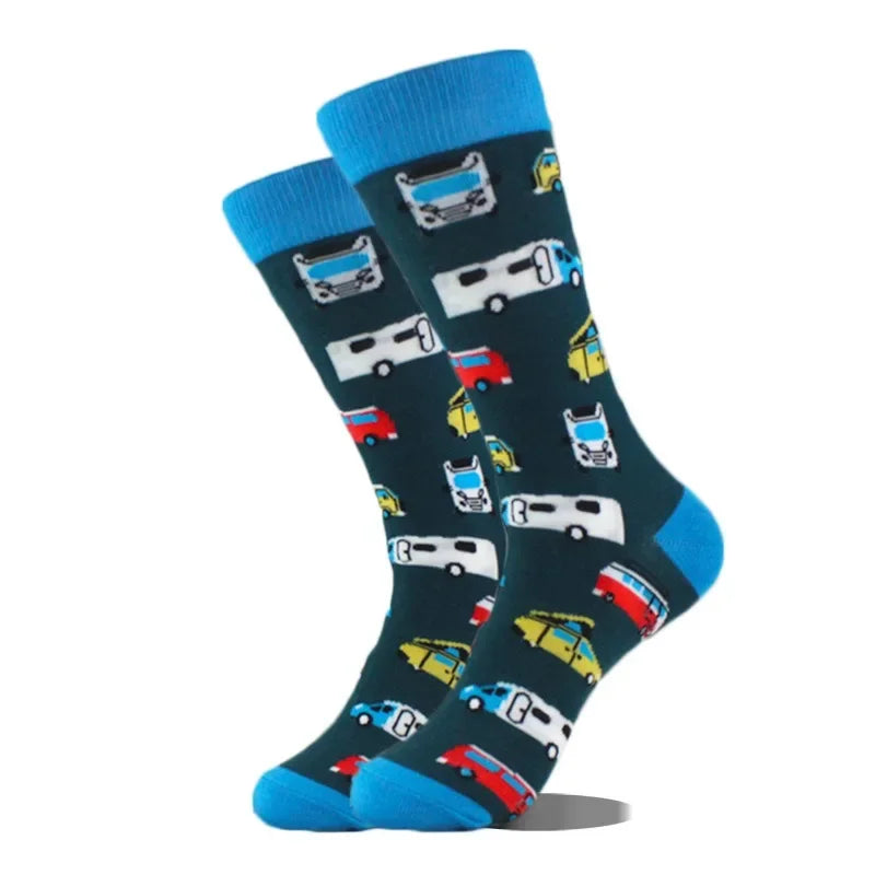 Happy Cotton Funny men Socks