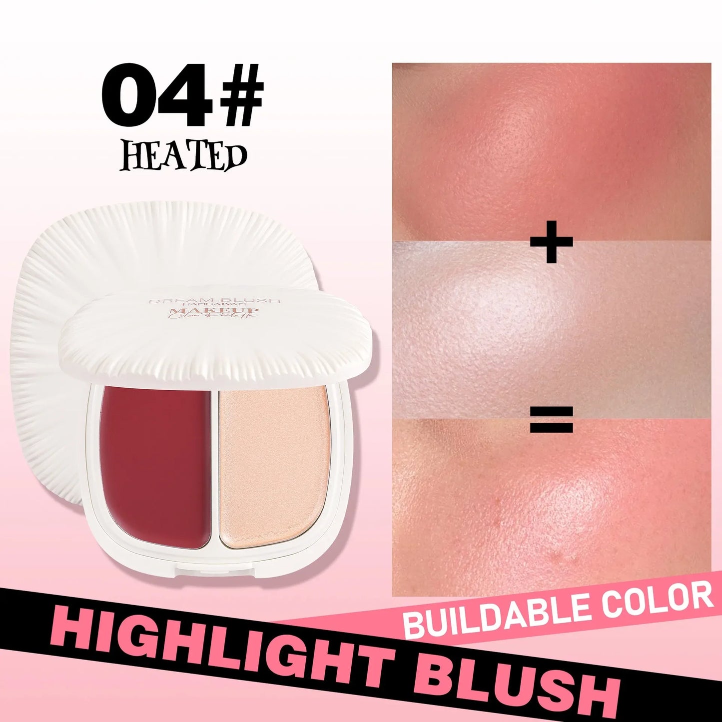 Pearl Highlight Blush Dual Color Contour