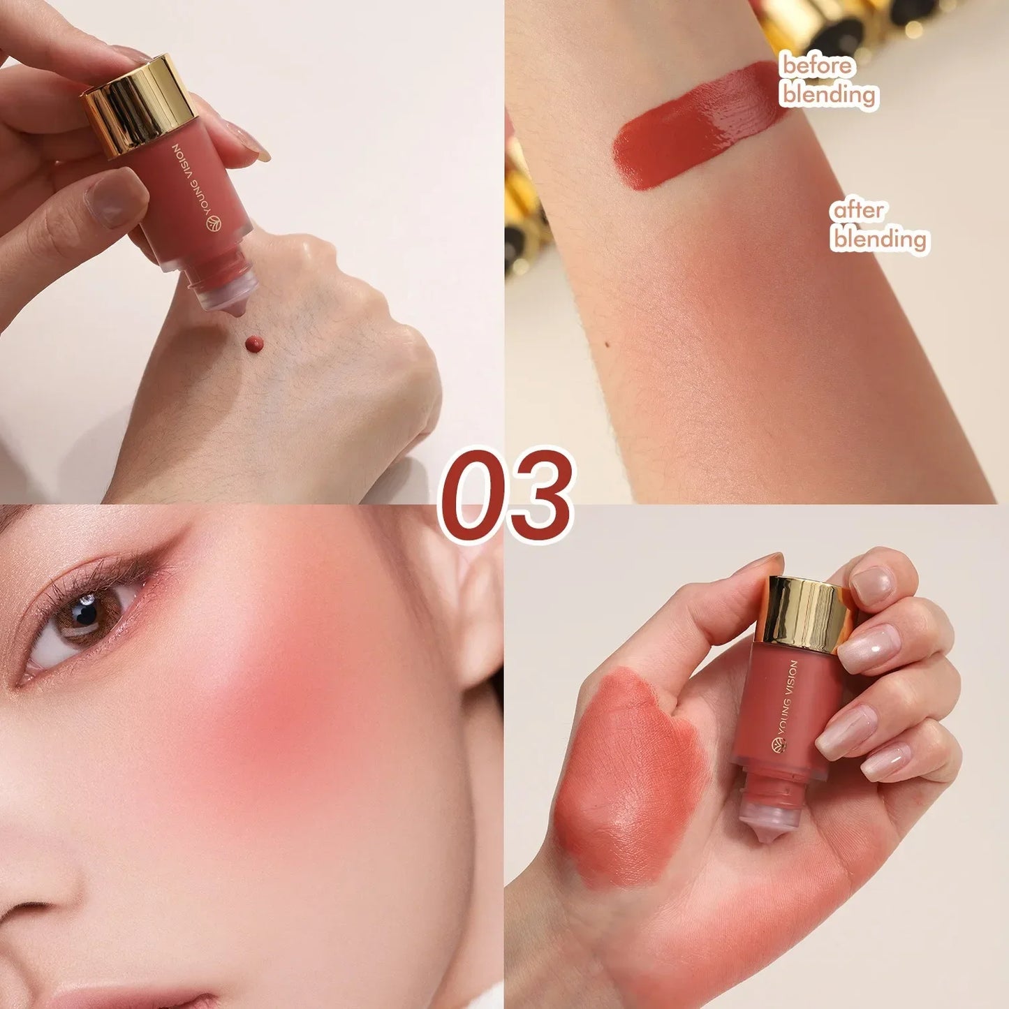 Lightweight Liquid Blush Moisturizing