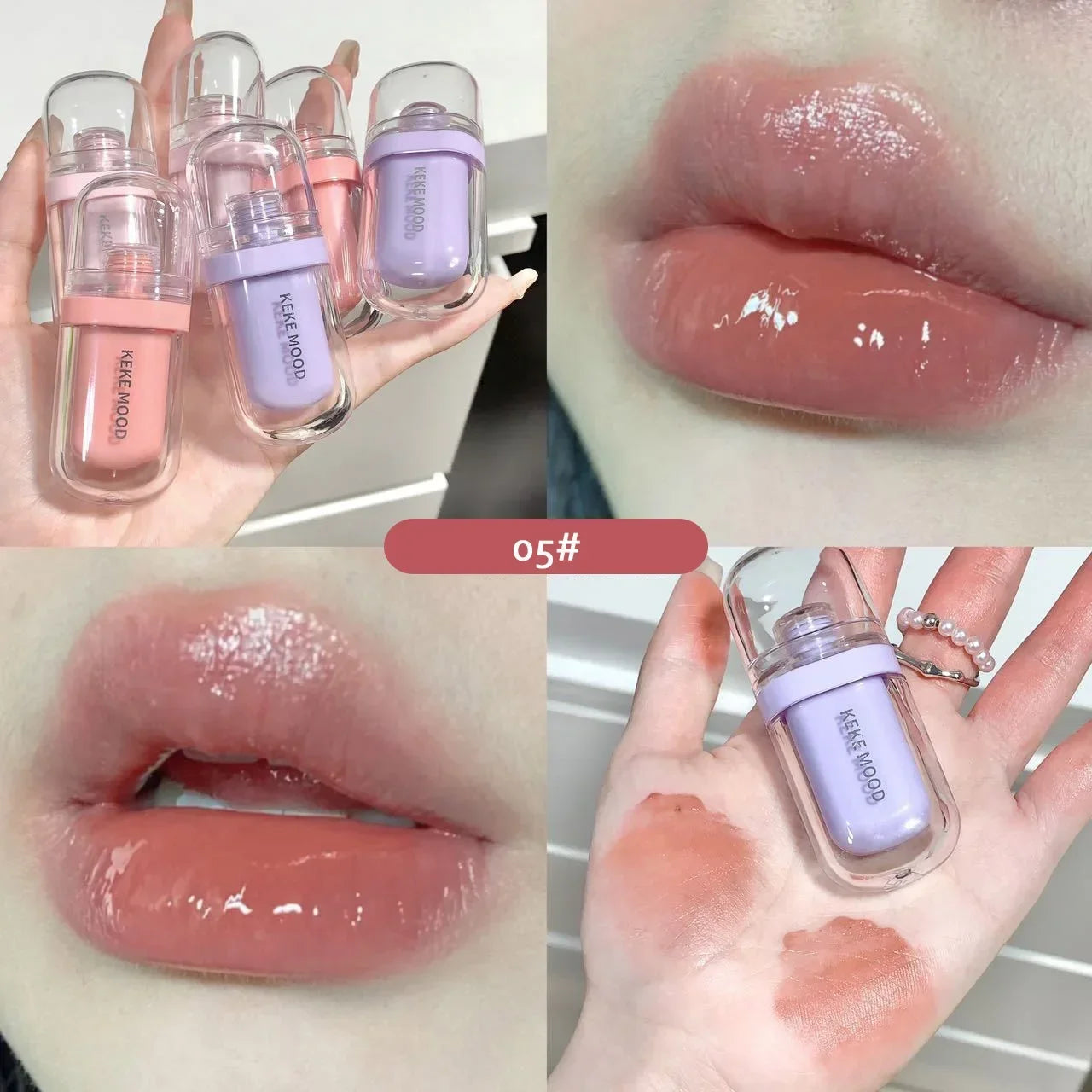 Crystal Glossy Lip Glaze Jelly Mirror