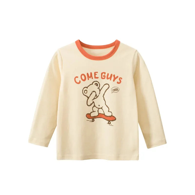 Cartoon;& Space Long Sleeve T-Shirt