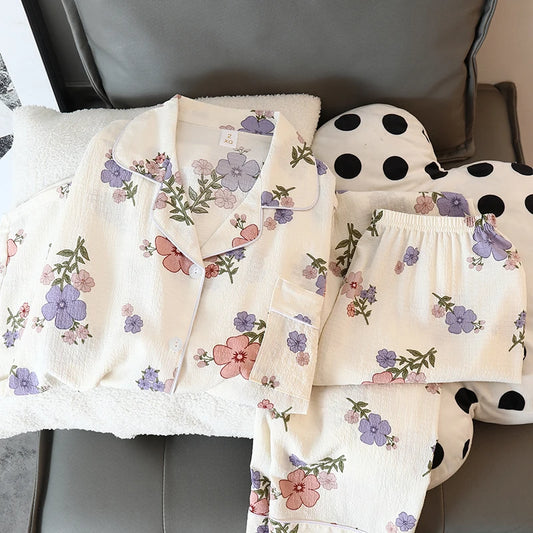 Flower Pajama Set