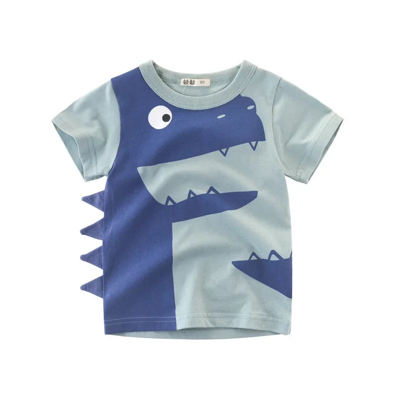 Boys 3D Cartoon T-shirt