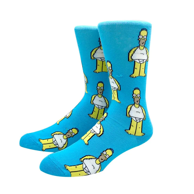 1 Pair New Anime Men Socks