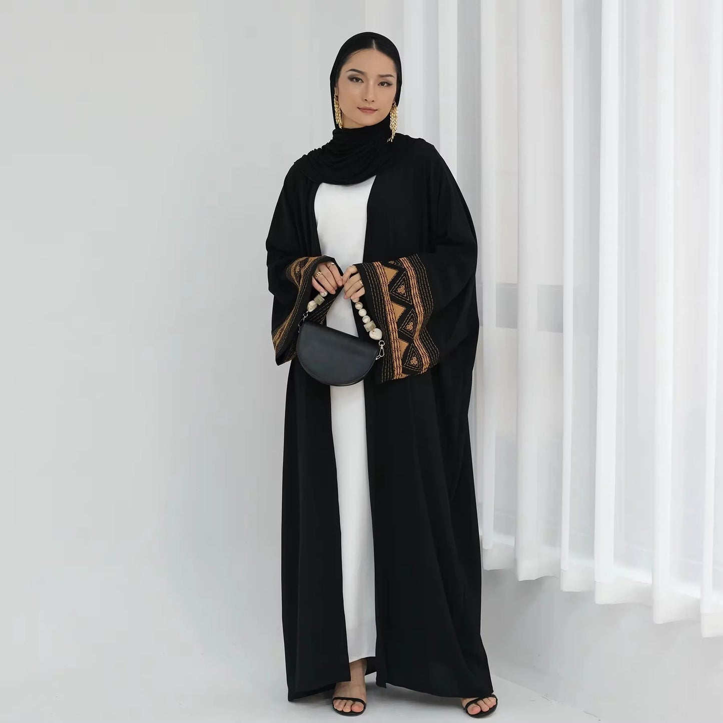 Embroidery Casual Abaya