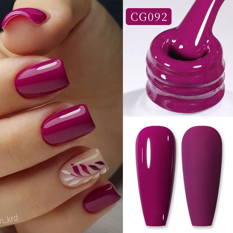 Magnetic Gel Nail Polish Wine Red Series