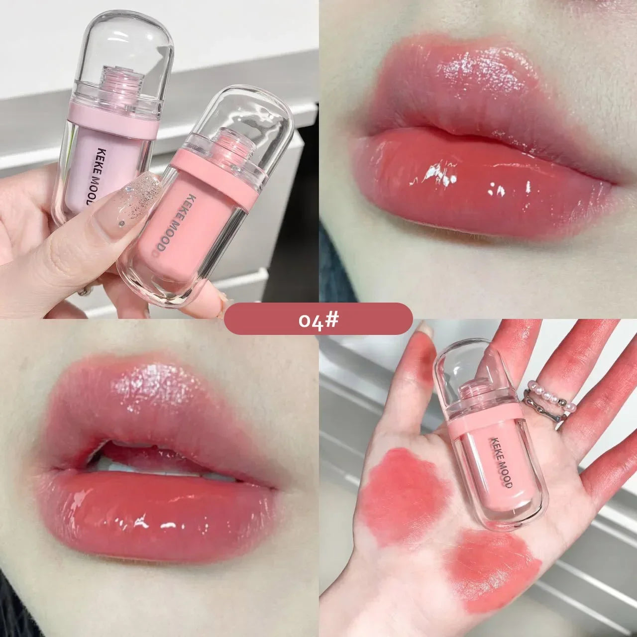 Crystal Glossy Lip Glaze Jelly Mirror