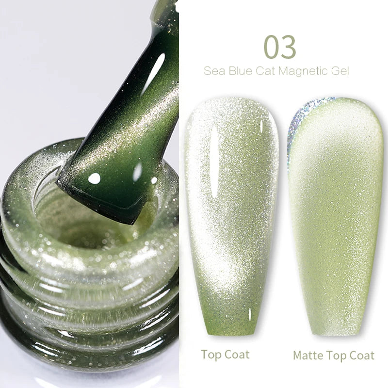 Double Light Gel Nail Polish Rainbow Glass