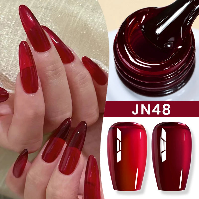 Magnetic Gel Nail Polish Wine Red Series