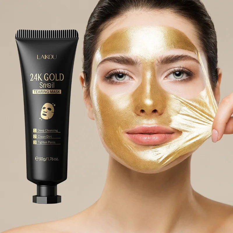 24K Gold Sakura Peeling Face Mask