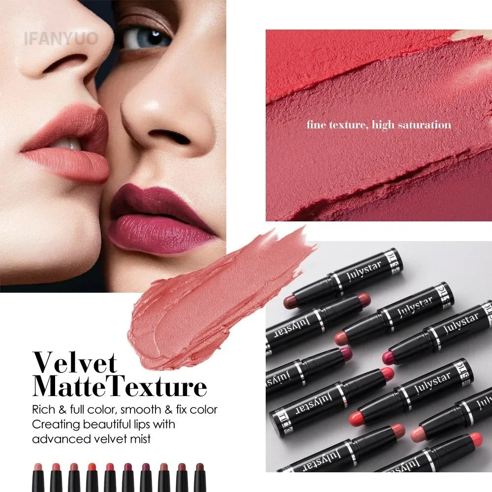 Matte Lipstick Pencil Waterproof