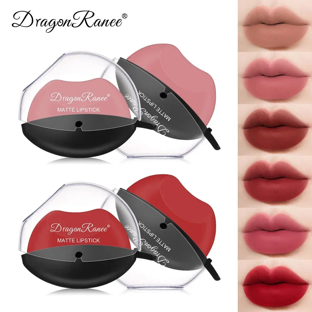 Moisturizing Matte Lipstick -Lip gloss Waterproof non-stick cup