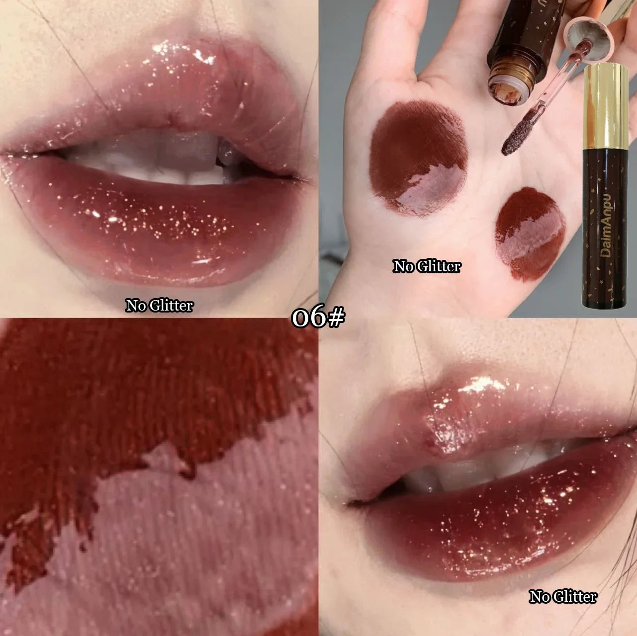 Punk Dark Red Smoked Lip Gloss