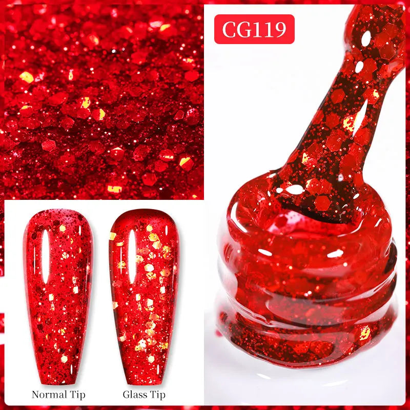 Magnetic Gel Nail Polish Wine Red Series