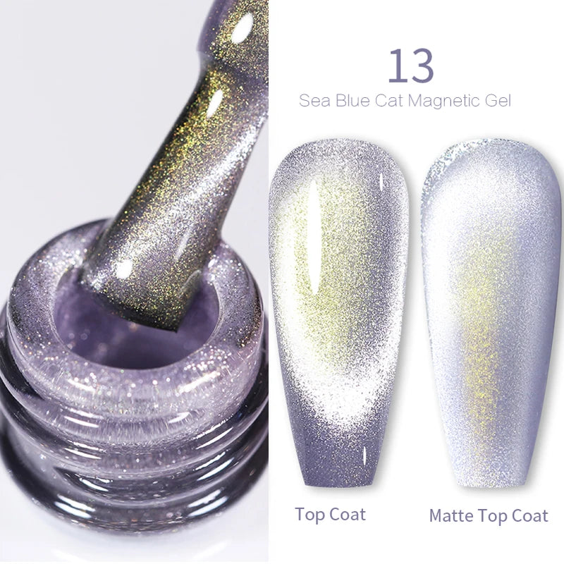 Double Light Gel Nail Polish Rainbow Glass