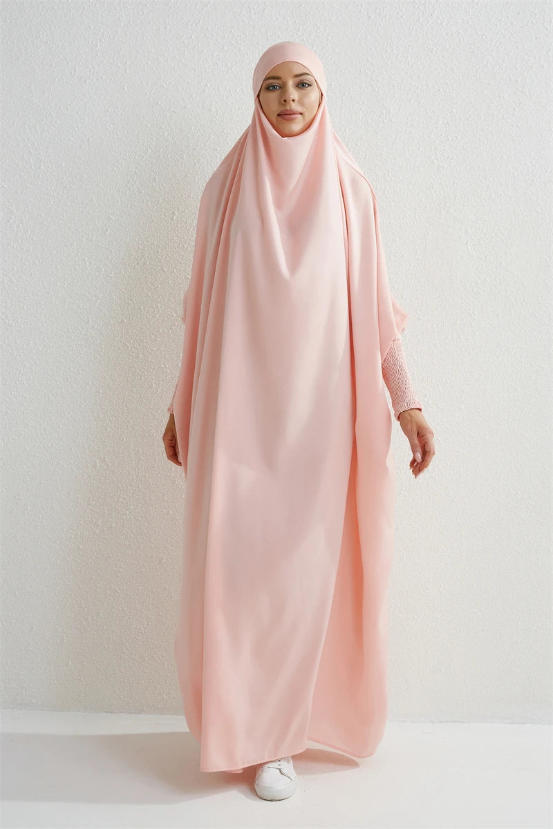 Hooded Abaya One-piece