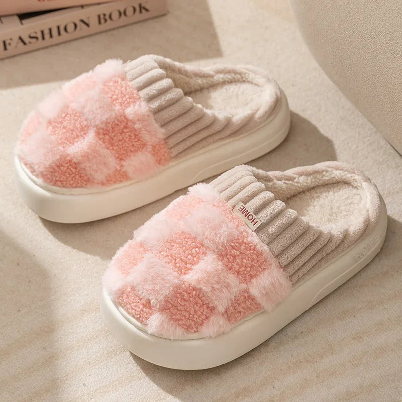 Women Cotton Slippers Casual Indoor