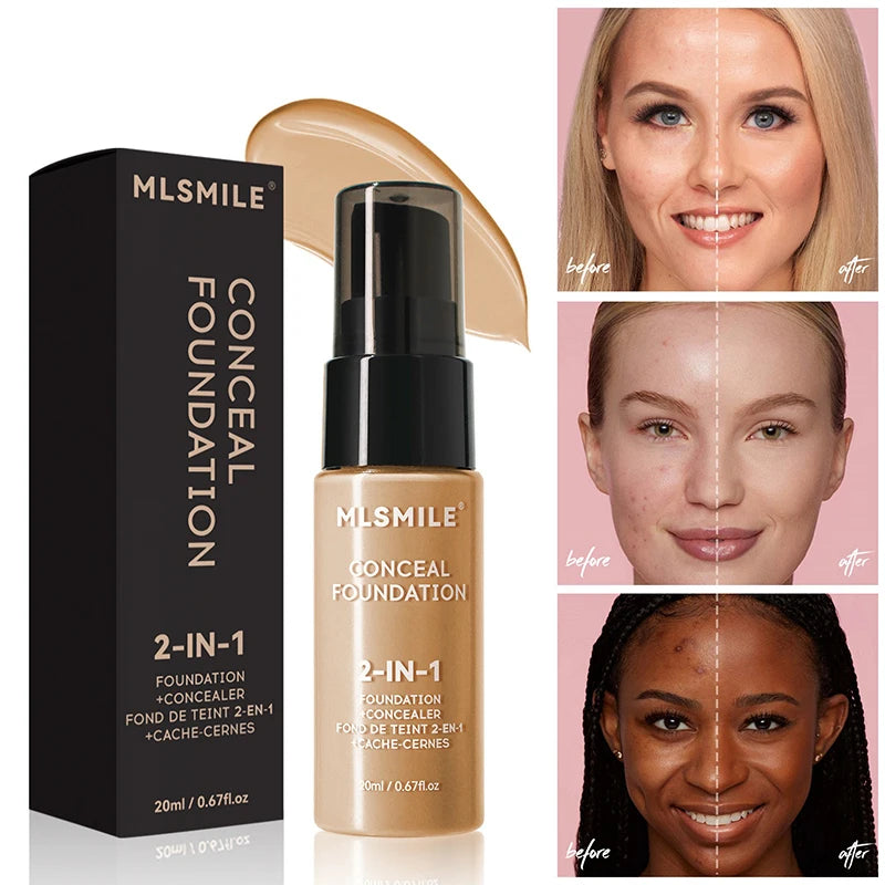 Face Foundation Cream Oil-Control Matte