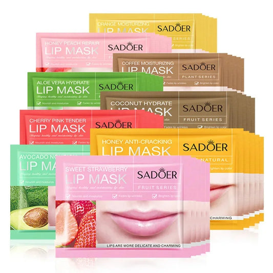 10pcs  Fruits Moisturizing Lip Mask