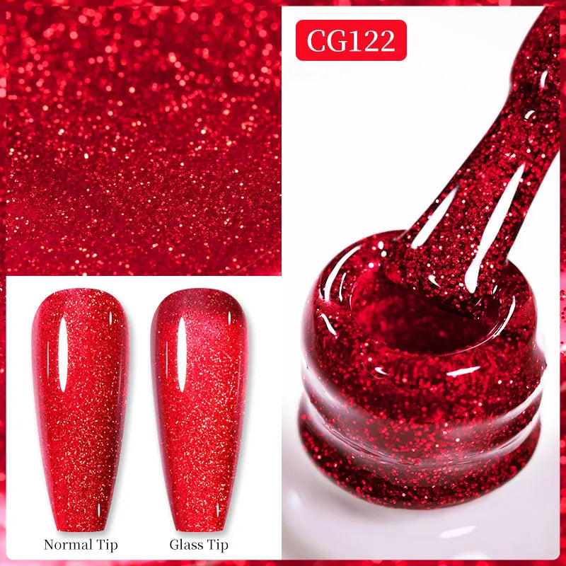 Magnetic Gel Nail Polish Wine Red Series