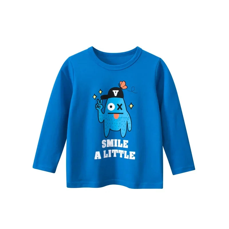 Cartoon;& Space Long Sleeve T-Shirt