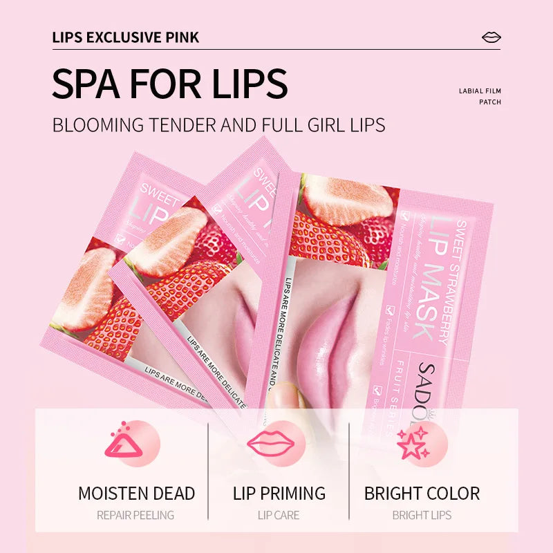 10pcs  Fruits Moisturizing Lip Mask