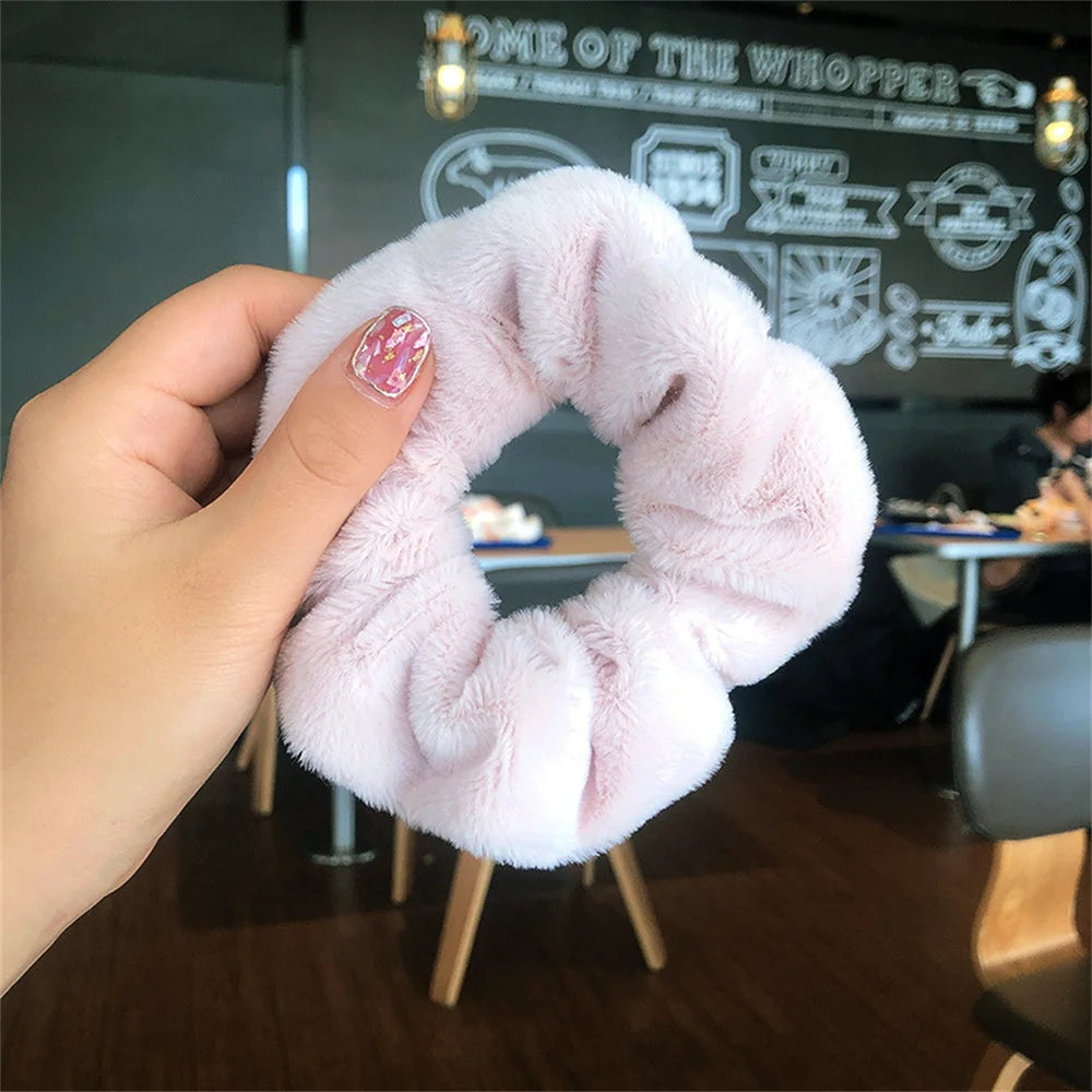 Fluffy Large Intestine Hair Rope Big Size