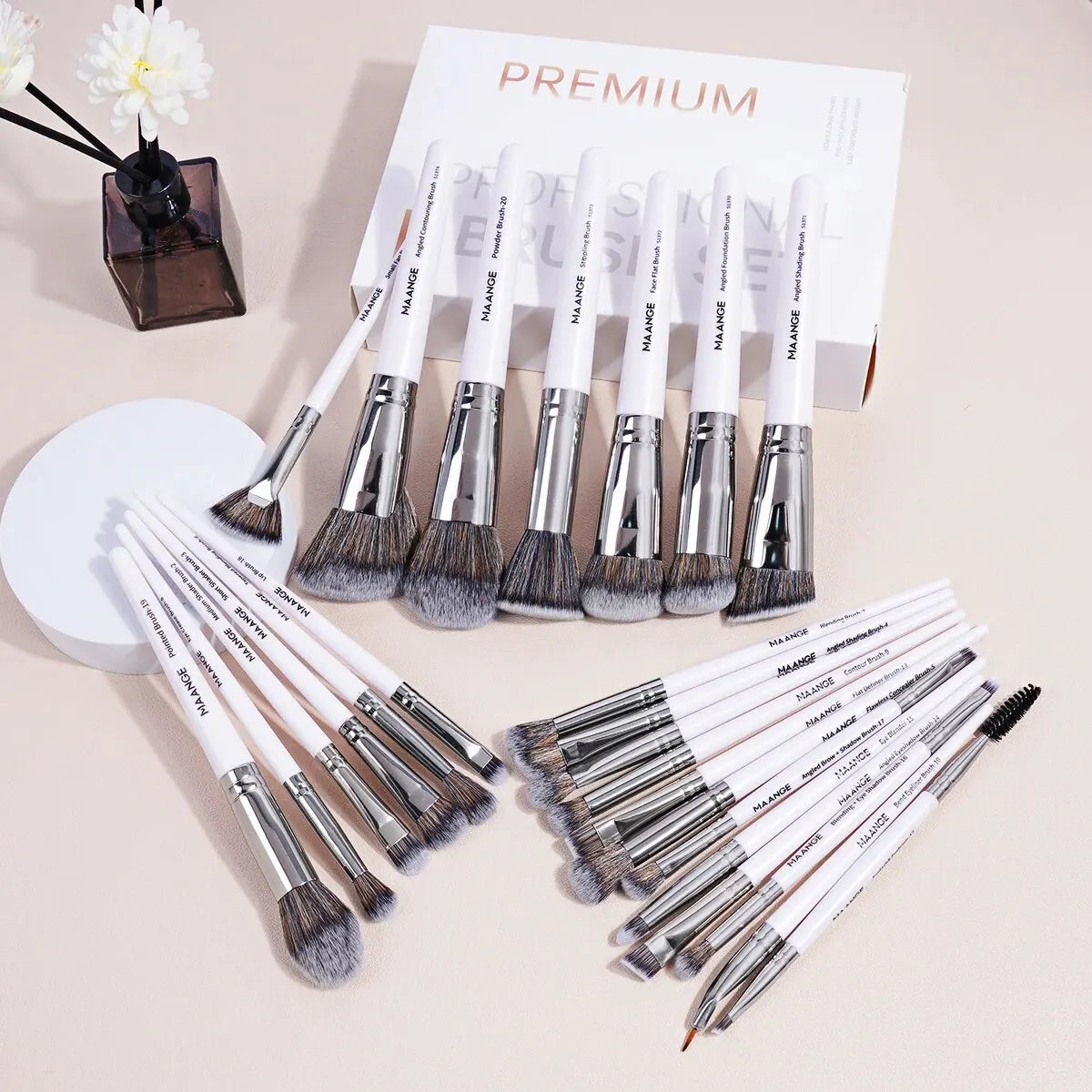 Gift Box 25 Pieces Makeup Brushes