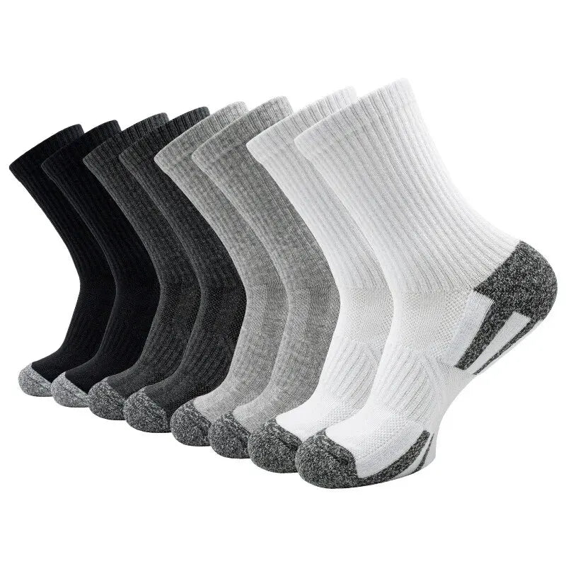 6 Pairs Of Sport Socks Men's Running Socks