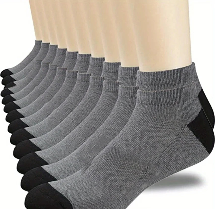 5Pairs Breathable Cotton Sports  Socks