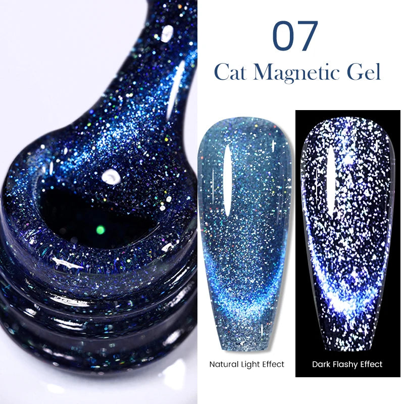 Double Light Gel Nail Polish Rainbow Glass