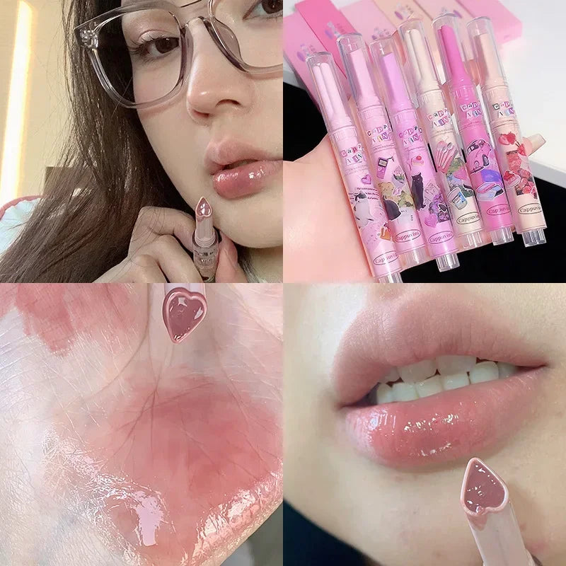 Lipstick Clear Oil Jelly Lip Gloss Korean Tint