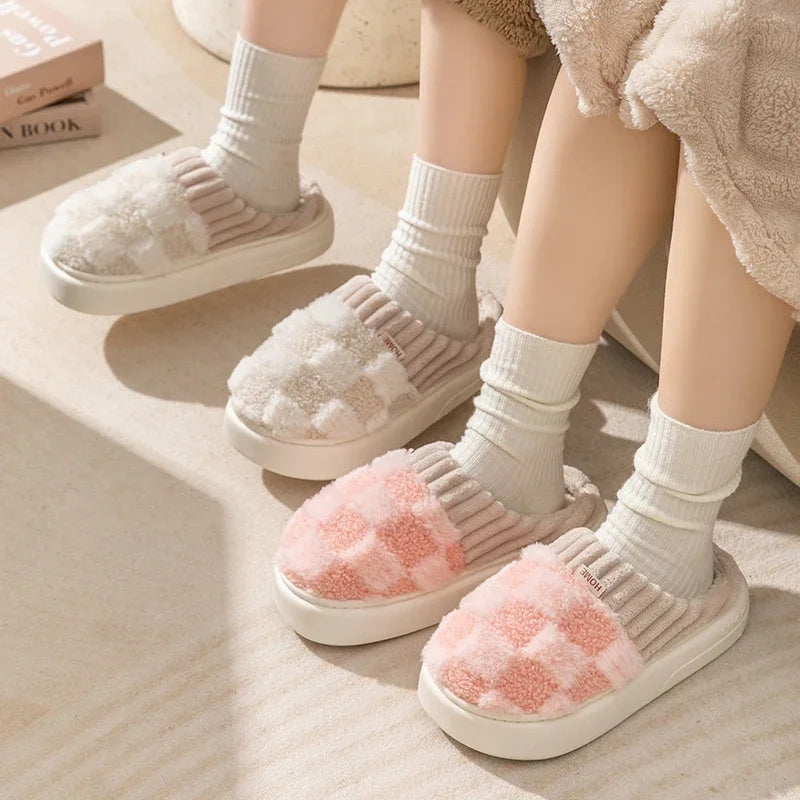 Women Cotton Slippers Casual Indoor