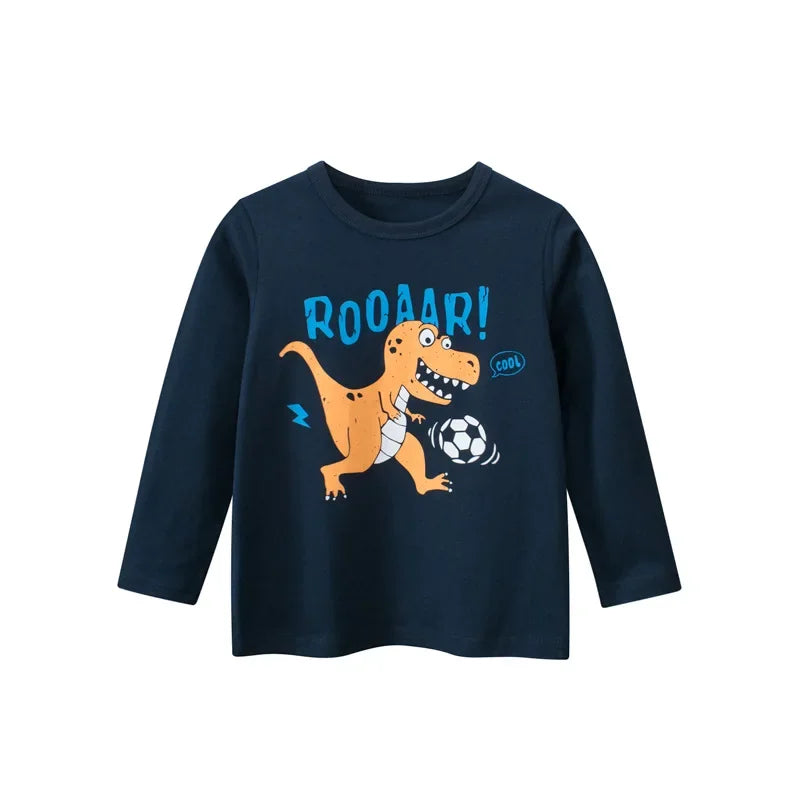 Cartoon;& Space Long Sleeve T-Shirt