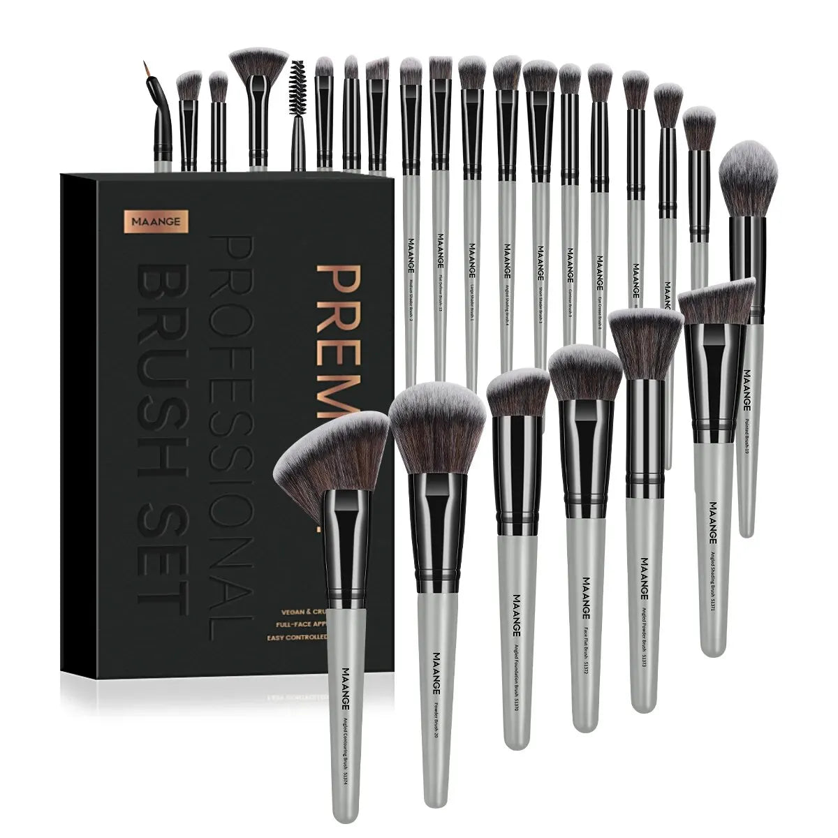 Gift Box 25 Pieces Makeup Brushes